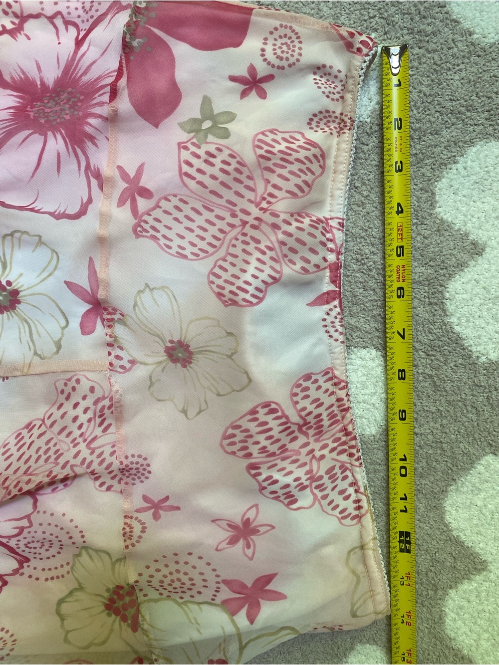 Exact Change Vintage Whimsy Fairycore Asymmetrical Floral large Y2K mini skirt - Picture 2 of 7